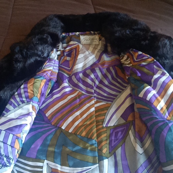 Vintage Dark Fur Coat - Picture 9 of 12